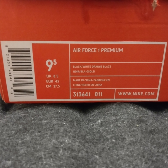 Nike Air Force 1 Halloween split DS size 9.5 Rare - Picture 3 of 11